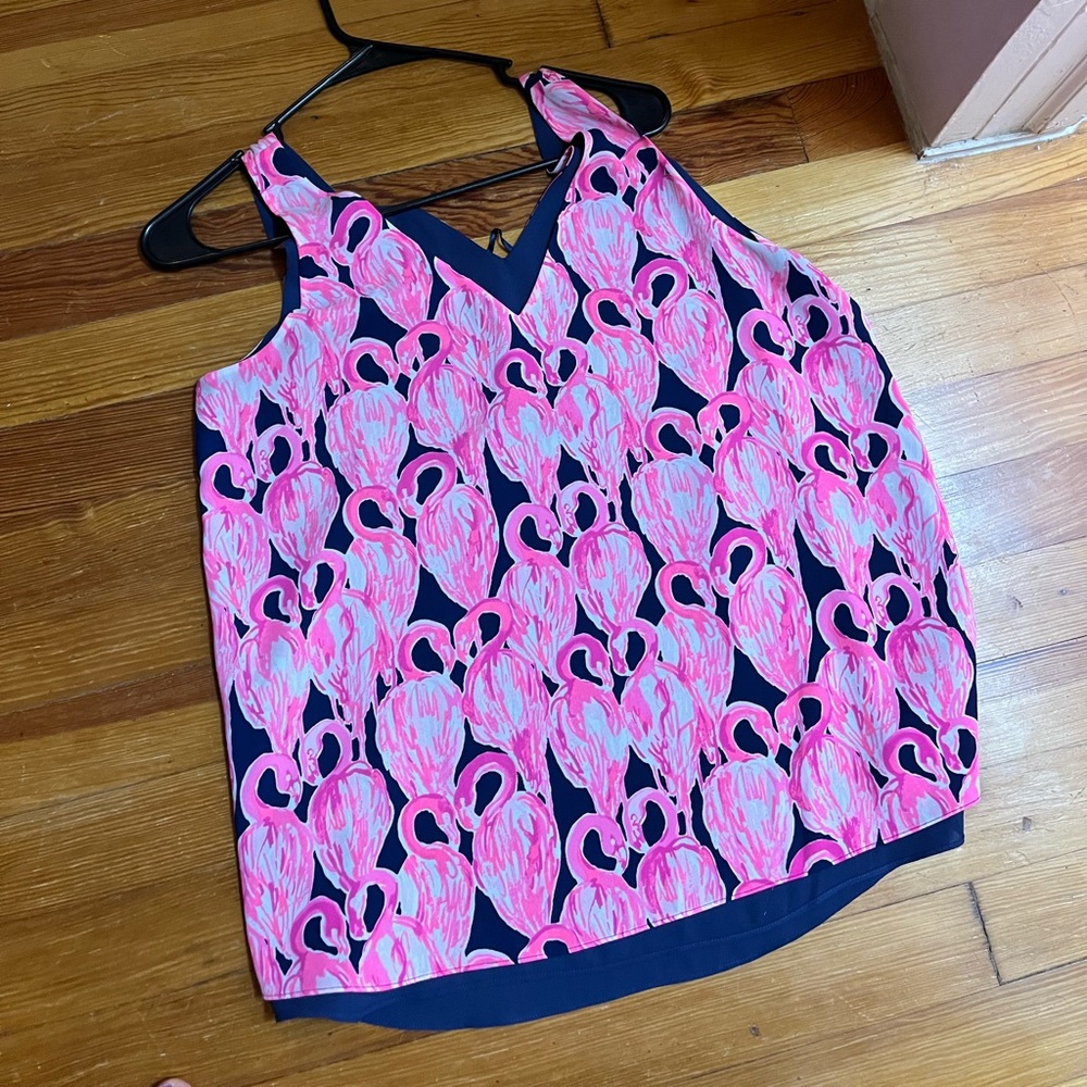 Lilly Pulitzer reversible sleeveless blouse